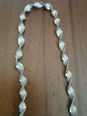Vintage Sterling Silver With Vermeil Trim IBB Italy Necklace